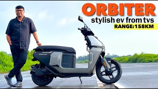 രസികൻ ബോക്സി രൂപം, ഒരു ലക്ഷം രൂപ എക്സ് ഷോറൂം വില,158 കിമി റേഞ്ച്-ഇതൊക്കെയാണ് പുതിയ TVS Orbiter EV