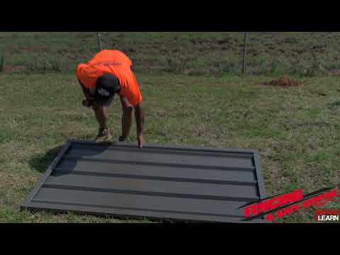 How To Build A Colorbond Gate Using Gate Styles DIY