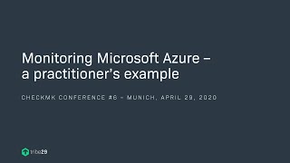 checkmk conference #6: Monitoring Microsoft Azure