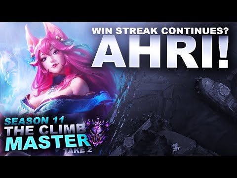 THE WIN STREAK CONTINUES? AHRI! - Climb to Master S11 | League of Legends