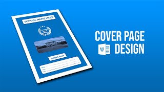 Cover Page Design in MS Word | How to make School or college Assignment Cover Page in Microsoft Word