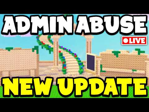 🔴LIVE - ADMIN ABUSE and NEW UPDATE in Plants Vs Brainrots Roblox (JOIN FAST)