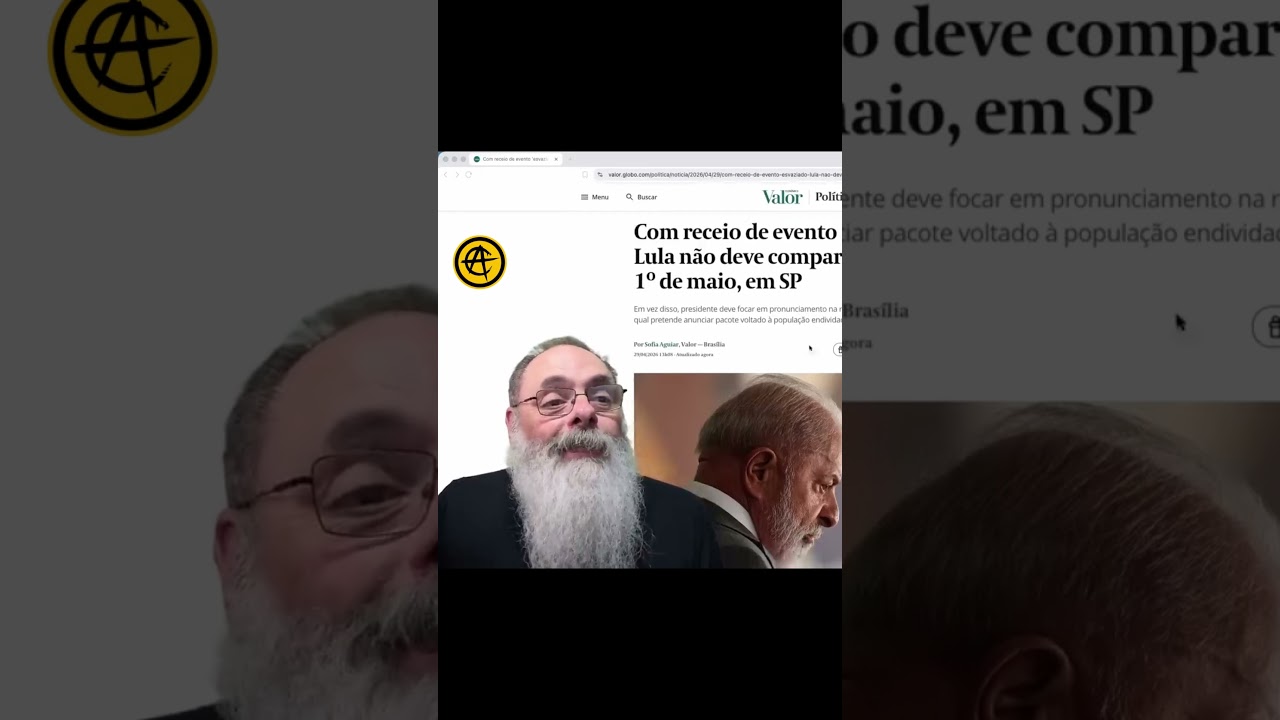 LULA PEIDA e DESISTE de IR no 1o de MAIO com MEDO de NÃO TEM NINGUÉM LÁ: O FIM do SINDICALISMO
