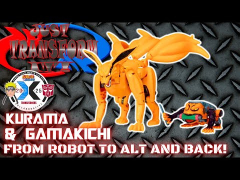 JUST TRANSFORM IT!: Transformers/Naruto Kurama & Gamakichi