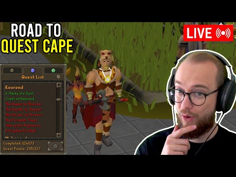 A Kingdom Divided Today!?  | ROAD TO QUEST CAPE (no quest helper) | HCIM DAY 88