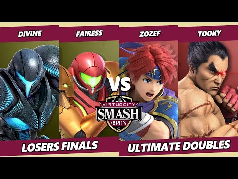 Virtuocity 2022 Losers Finals - Divine & Fairess Vs. ZoZef &Tooky - SSBU Ultimate Tournament