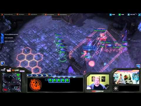 desRow Defending Collosus All-in - PvP - Starcraft 2