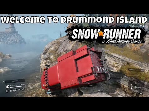 Snowrunner is HERE | Starting Drummond Island | Episode 38