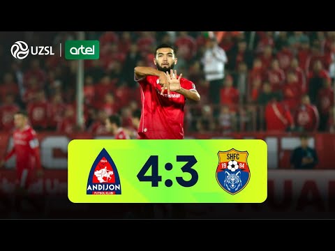 Superliga 25-tur. Andijon - Sho‘rtan bahsida kiritilgan gollar va xavfli vaziyatlar (Highlights)