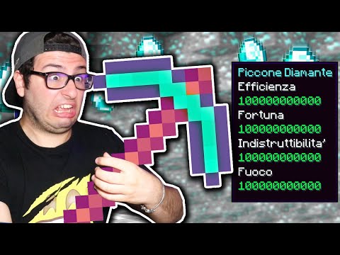 HO GIOCATO A MINECRAFT CON IL PICCONE EFFICIENZA 10000