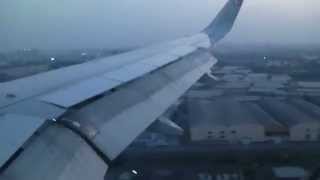 世界の空港から Airport of the world ~China,Qingdao Liuting International Airport~ Landing (アニメ声のCAさん)