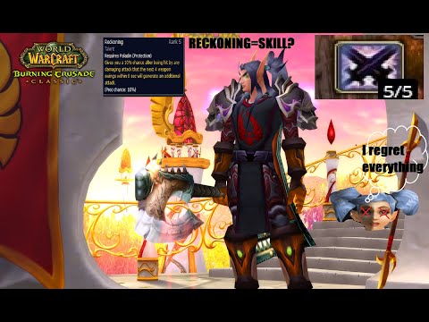 pro Reckoning Ret paladin  vs virgin mage TBC classic