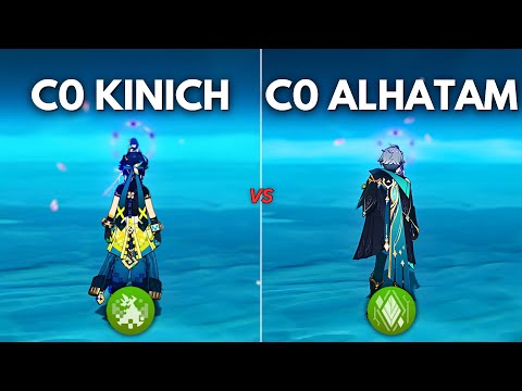 F2P:- Who is BEST DENDRO DPS !? Kinich vs Alhaithem !! [ Genshin Impact ]