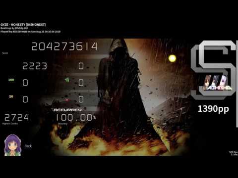[222BPM][Auto] Gyze - HONESTY w/ live pp counter
