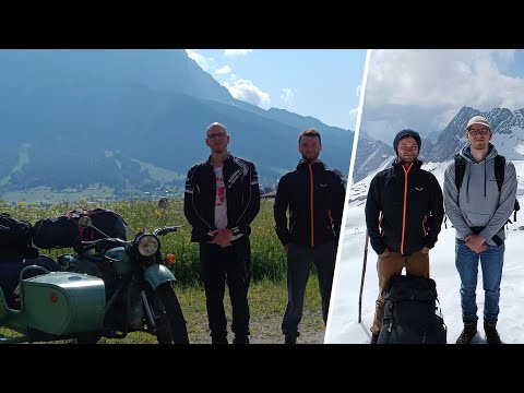 500 km mit einer Dnepr nach Ehrwald und zur Zugspitze übers Gatterl 2023