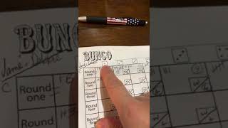 Playing Bunco and Keeping Score