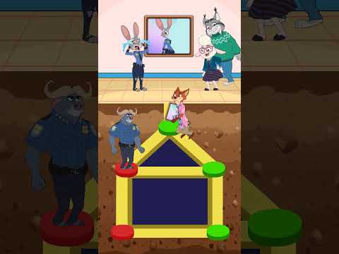 NEW Puzzle Maze Challenge: Help Judy Fix the Broken Picture #shorts