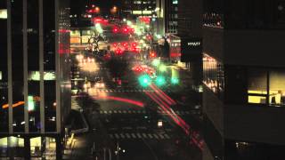 Looking west up Wilson Boulevard, Arlington VA, Feb 20, 2014