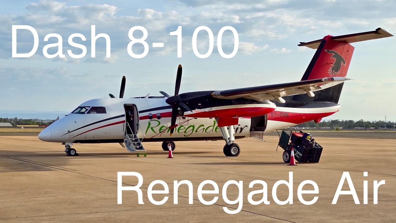 Dash 8-100 а/к Renegade Air | Рейс Кисуму – Найроби Уилсон | Лес Карура