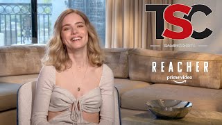 Actress Willa Fitzgerald on Reacher, Playing Roscoe Conklin video