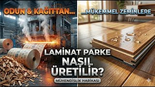 O Desenler Oraya Nasıl Basılıyor?🪵🏠 Laminat Parke (Zemin Kaplama) Nasıl Üretilir