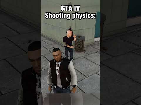 GTA IV Shooting physics: #gtaiv #gta4 #gta4