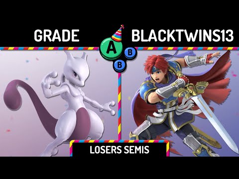 HABBY Birthday 2023 | Grade (Mewtwo) vs Blacktwins13 (Roy) | Losers Semis | SSBU Ultimate Tournament