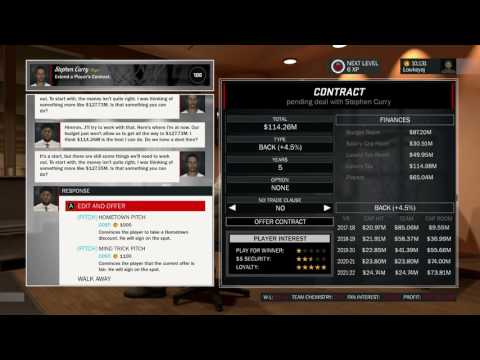NBA 2K17 MYGM TIPS AND TRICKS EPISODE 11 HOW TO SIGN SUPERSTARS FOR 16 MILLION A YEAR !!