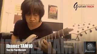 Video thumbnail for Ibanez TAM10Ibanez TAM10 Tosin Abasi signature( 8 strings) Test & Review By Pop Woravit by POP WORAVIT