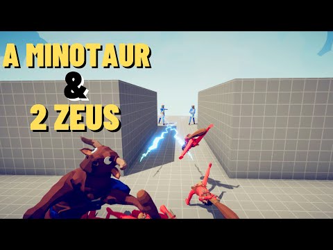 2 ZEUS & 1 Minotaur ❌EVERY FACTION - TABS - Totally Accurate Battle Simulator