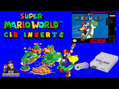 Super Mario World CIB INSERTS