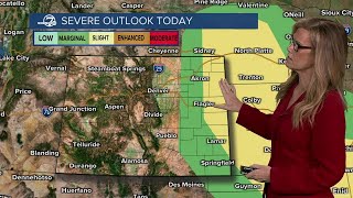 Strong storms and high fire danger for Sunday