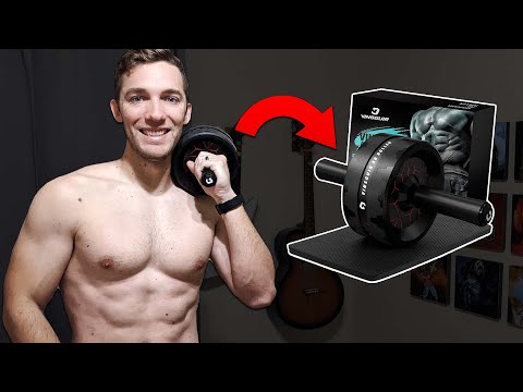 Vinsguir Ab Roller Wheel - Ab Workout Equipment for Abdominal & Core Strength Training, Home Gym Fitness Equipment for Men Women video review thumbnail