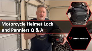 Motorcycle Helmet Lock and Panniers Q & A BMW R1250RS