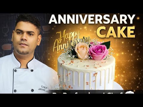 Beautiful Cake With Natural Flowers Decoration | DELICIOUS Anniversary Cake Ideas |  Munna Chef
