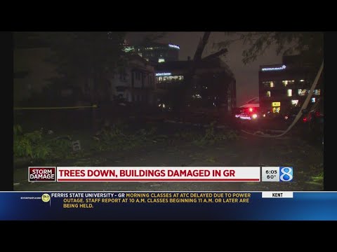 ‘Huge noise’: Witnesses describe GR storm impact