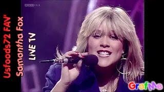 SAMANTHA FOX " I only wanna be with you / Nothing's gonna stop me now " TV LIVE - Usfoods72.