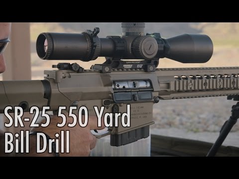 550 Yard Bill Drill with Knights Armament SR-25 .308
