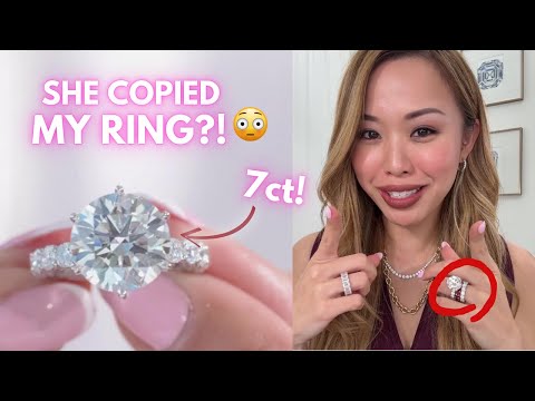 She LOVED My Engagement Ring, So I Made a 7ct Round Diamond For Her!