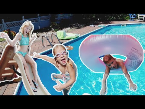 Obstacle Course in the Pool!!