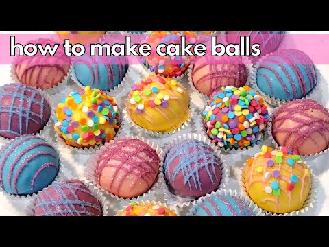 How to Make Cake Balls or Cake Pops! 🌷🌷🌷