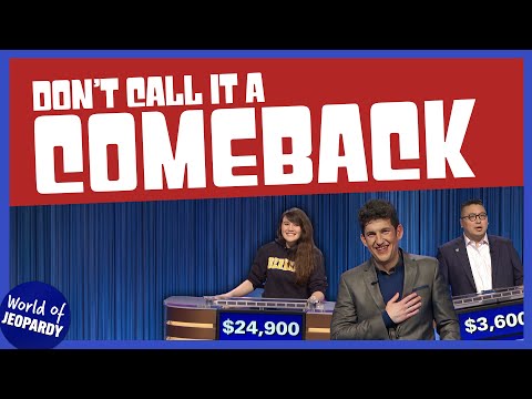 The Top 5 Jeopardy COMEBACKS of All Time | World of Jeopardy