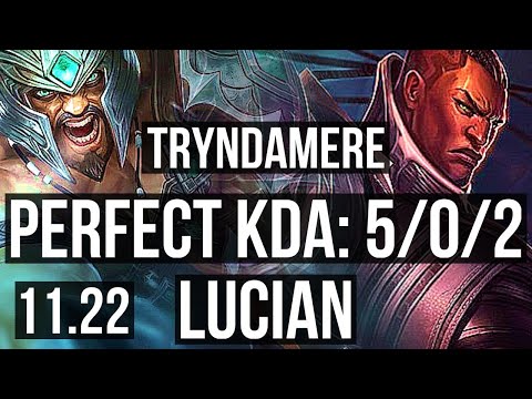 TRYNDA vs LUCIAN (TOP) | 5/0/2, 1.2M mastery, 300+ games | BR Master | 11.22