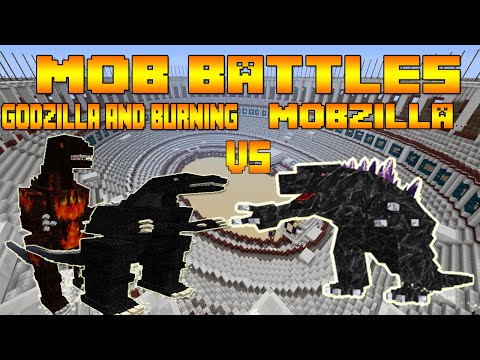 Minecraft Mob Battles Season 2: Burning Godzilla and Godzilla Vs. Mobzilla - I Know I Know