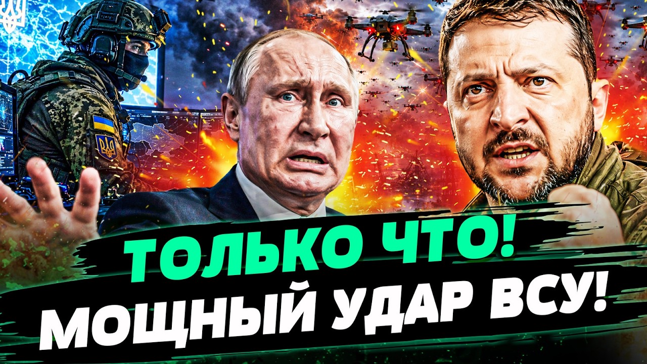 💥ЭТОТ УДАР ВОЙДЁТ В ИСТОРИЮ! УКРАИНА ПОКАЗАЛА ВСЮ МОЩЬ! ПУТИНА АЖ ЗАТРЯСЛО! ?
