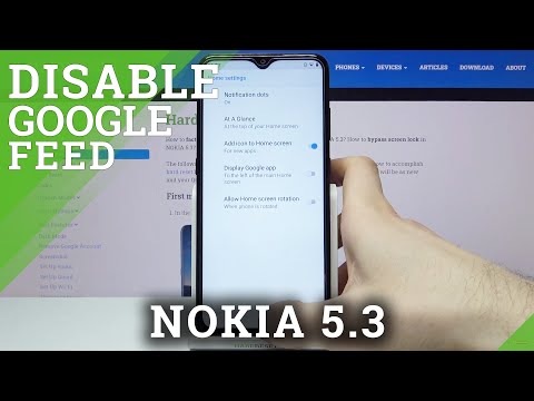 How to Enable or Disable Google Feed in Nokia 5.3?