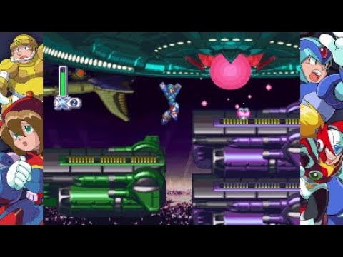 Megaman X Legacy MGX 4 Heart Tank nº3 (Storm Owl Stage)