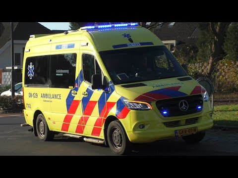 [Primeur] Ambulance 08-129 met spoed naar een melding in Beuningen