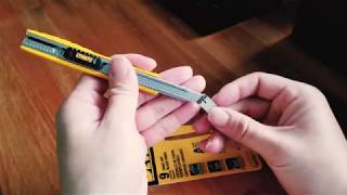 DeWalt 9MM Snap-Off Knife - How To Change Blade Direction For Left Hand Use