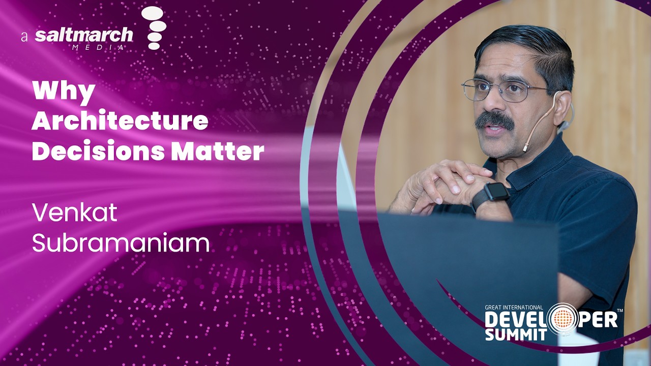 Architectural Decision Records: The Why and How - Venkat Subramaniam
